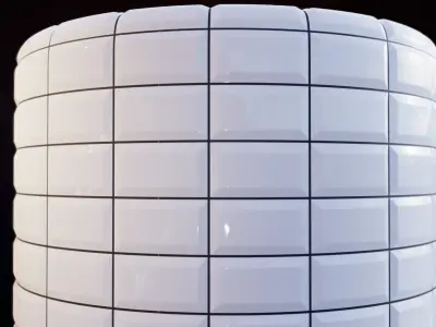 White straight tile material  Texture