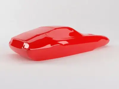 The silhouette of the car 1968 Ferrari 365 GTB-4 3D print model