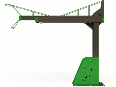 2 Layer Bicycle Rack 3D model