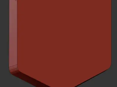 Nissan VTC Patrol Alustura Badge Low-poly 3D model