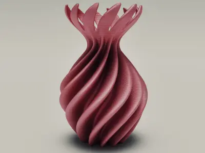PRINTABLE VASE  FLOWER VASE  3D VASE 3D print model
