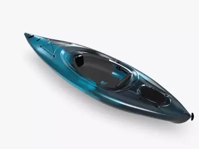 Recreational Kayak boat 3D model