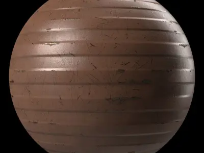 Metal Materials 61- Metal panels By Painting Sbsar Pbr Seamless Texture