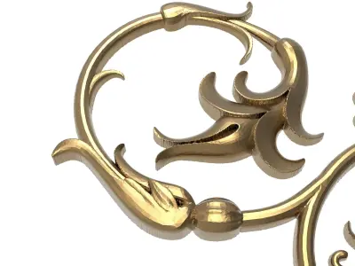  decorative pattern ready for 3D printing 3D model 261