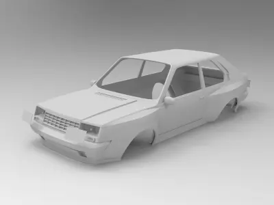 Volvo 340 GL 1990 Rc shell 3D print model
