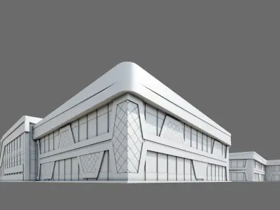 Sport Complex ID024 3D model