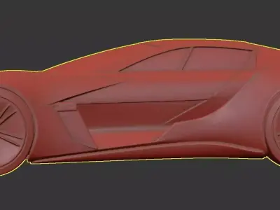 AI-Generated Concept Car - model 6 3D model