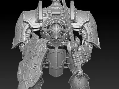 WAR-ENGINS of the Armageddon set 10 CrusaderLord of MarS 3D print model