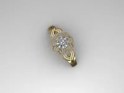 3D design of bangle with ECZ 3D print model