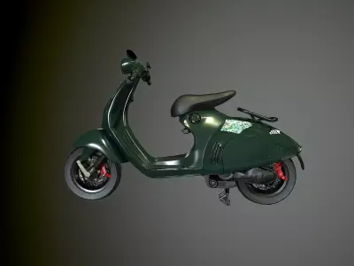 Scooter Vespa 946 3d Model Low-poly 3D model