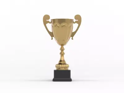 Trophy Cup Collection 3D model 12