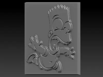 Bart Simpson  3D print model purchase