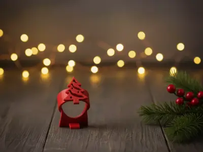Christmas Napkin Holder 3D print model