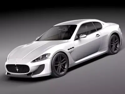 Maserati GranTurismo MC Stradale 2012 3D Model 3D model