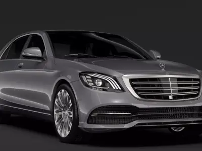 Mercedes Benz S 560 Lang V222 2018 3D model