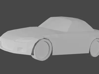 1999 Honda S2000 Low-poly 3D model