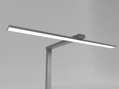Low-poly Modern Street Light  Free low-poly 3D model