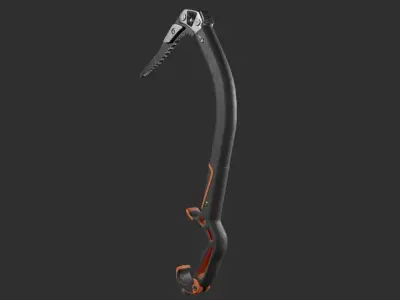 Ice Climbing Axe Low-poly 3D model