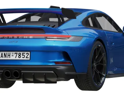 Porsche 911 GT3 2021 3D model