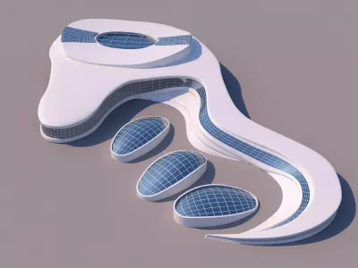 0086 - Organic Building 3D model