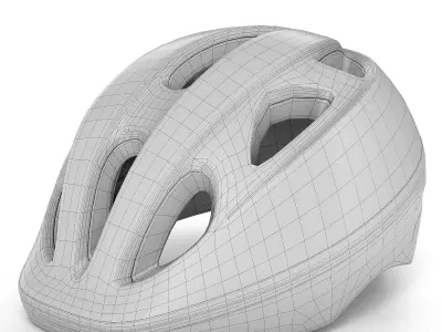 Bike sport helmet 3D model