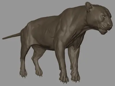 Tiger  VFX Cinematic quality 3D model 3D model