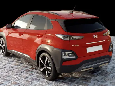 Hyundai Kona 2018  3D model