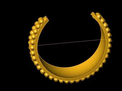 one side bali for men Free 3D print model