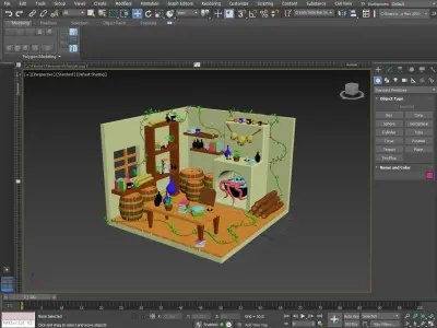 magic laboratory Free low-poly 3D model