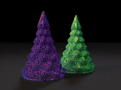 Christmas tree 3D print model get