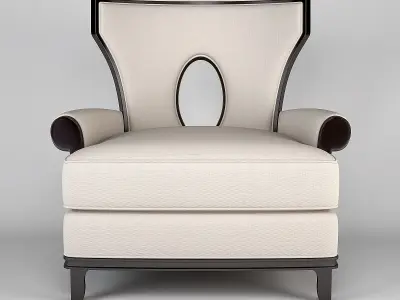  Armchair Barbara Barry 3D model