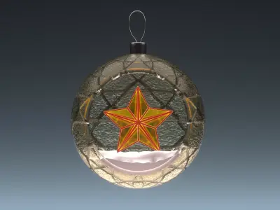 Holiday Ornament Pack High-Quality 3D Decorations  3D model