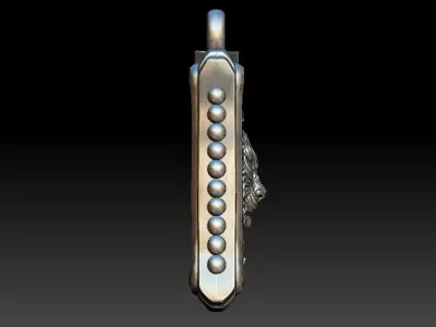 tiger for jewelry pendant 3D print model