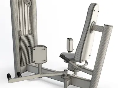 Gym Abductor Machine 3D model