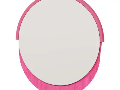 Boudoir Wall Mirror 3D model