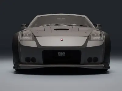 Nissan 350Z Veilside Z33 Low-poly 3D model