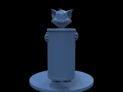 pencil holder tom 3D print model
