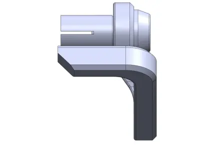 MOTORCYCLE BRAKE LEVER GUARD 3D print model