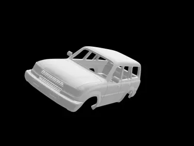 Toyota Land Cruiser 80 3D print model