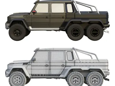 Brabus g700 6x6 3D model