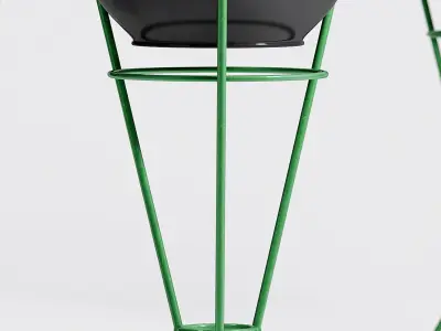 Decorative plant set-21 3D model