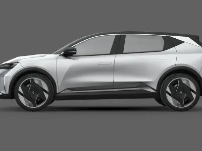 Renault Scenic E-Tech Low-poly 3D model