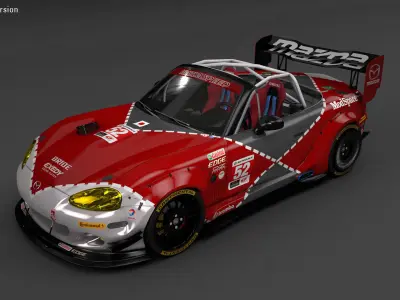 MX-5 NBFL Miata Super GT 3D model