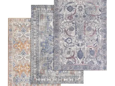 Rug Set 1526 3D model