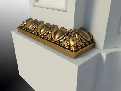 decor for the fireplace in the style of the Ludovic 3D print model