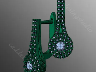 Earrings od60 3D print model