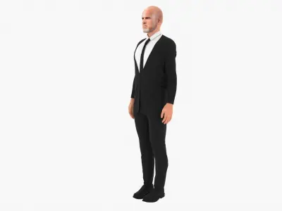 Bill Goldberg Low-poly 3D model