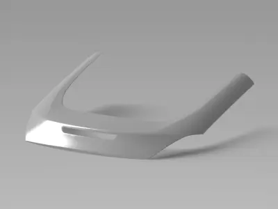 370Z Z34 Rear Hatch Exterior Surface Model - 3D Laser-Scanned 3D model