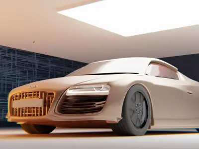 Car - Audi 3D model