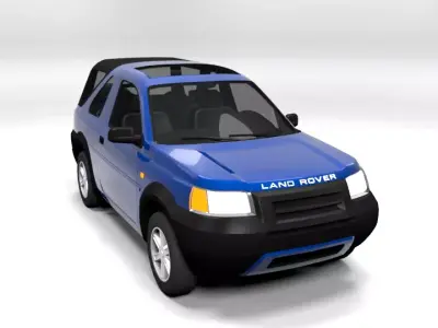 LAND ROVER FREELANDER 3 DOOR LOWPOLY Low-poly 3D model